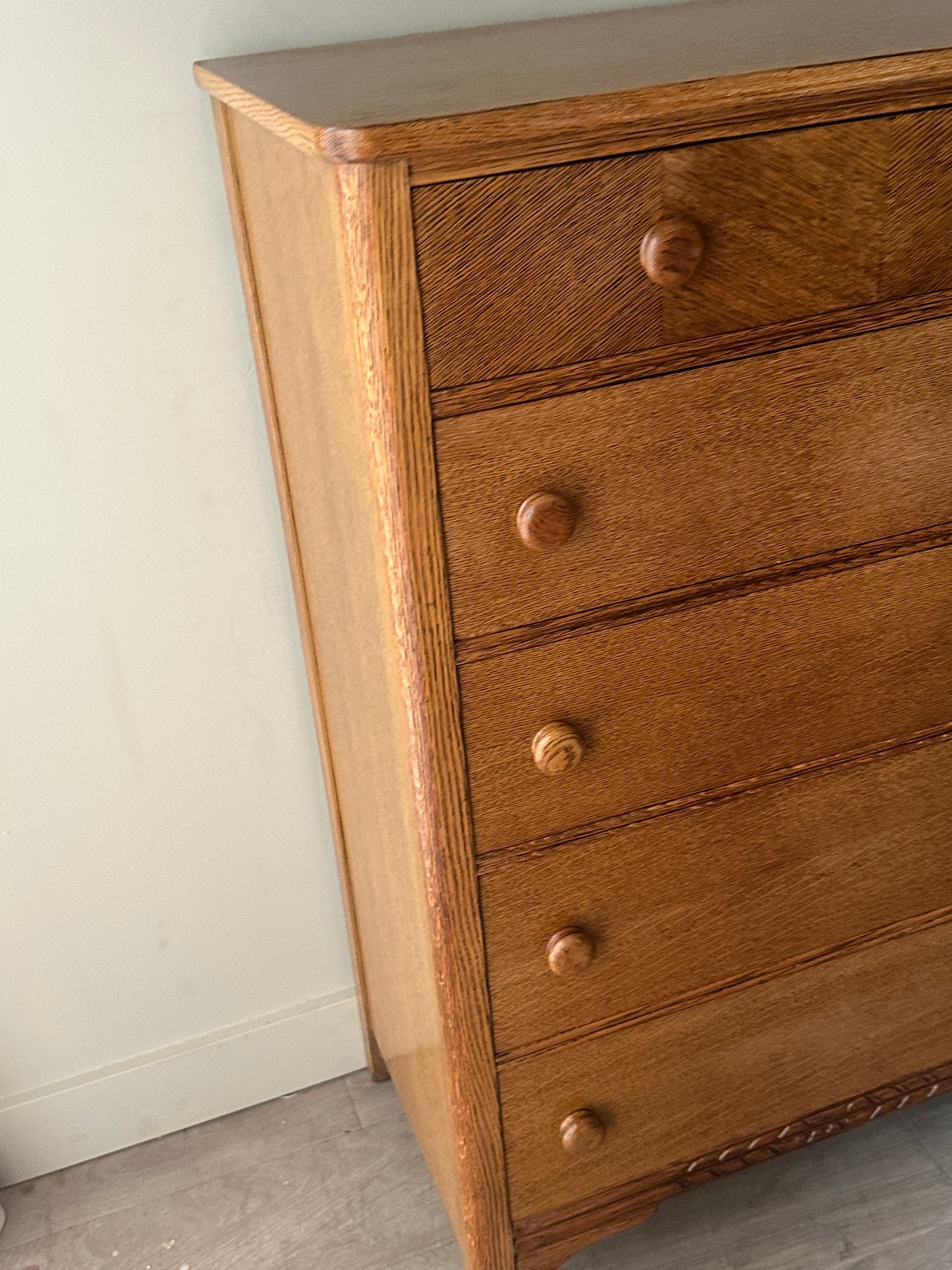Oak tallboy