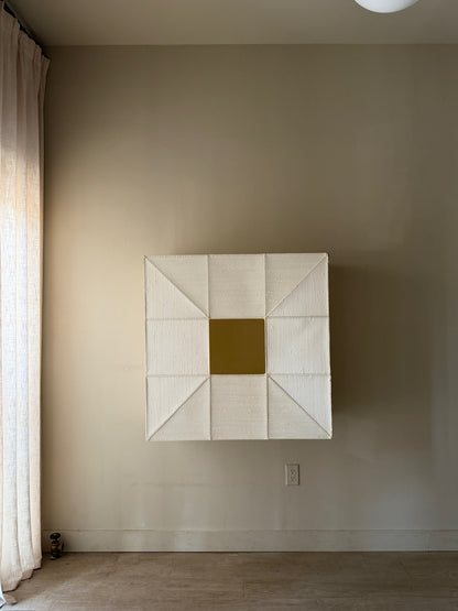 XL sculptural light box/shade/wall hanging