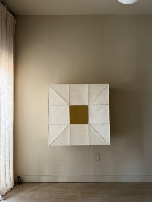 XL sculptural light box/shade/wall hanging
