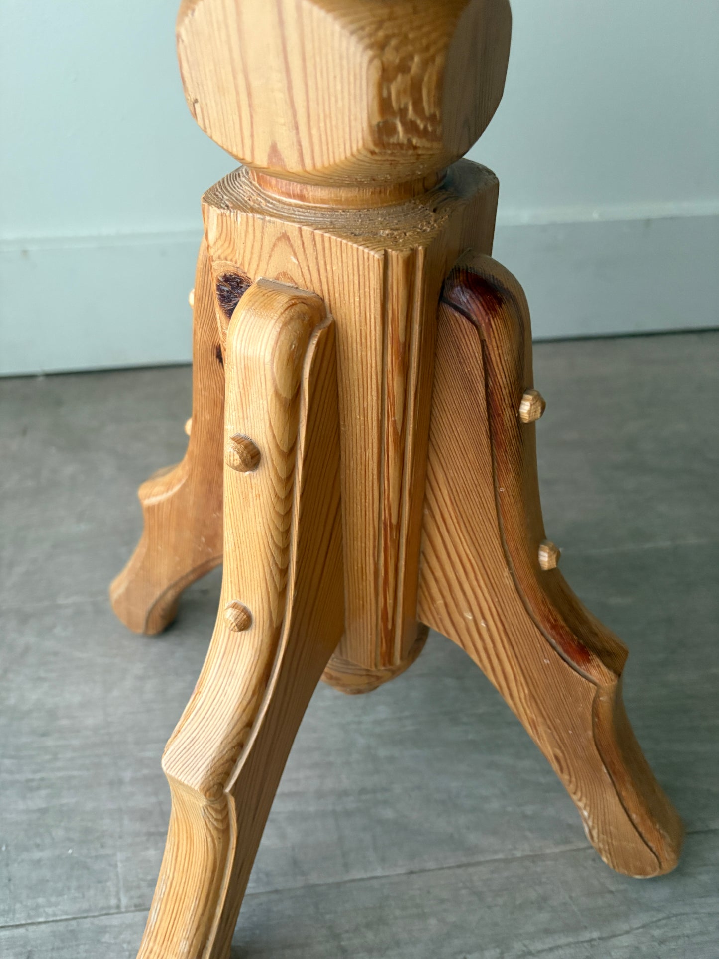 Swedish pine stool