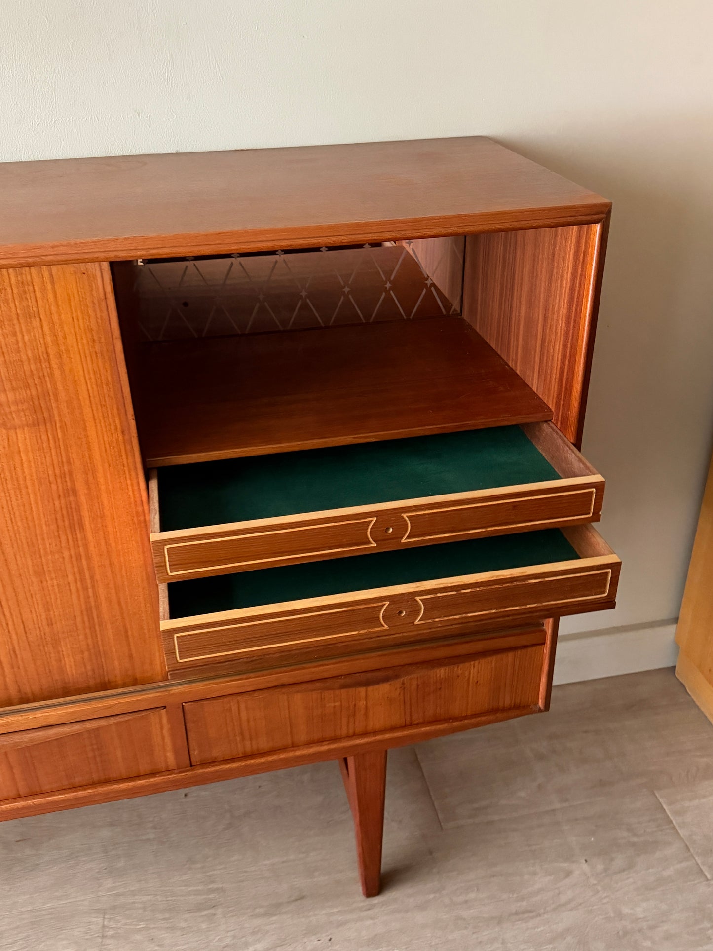 E. W. Bach Danish teak sideboard
