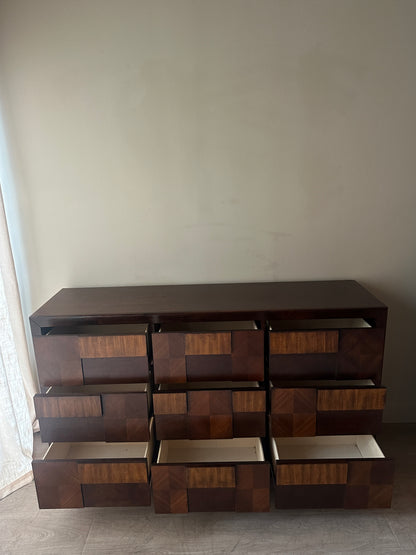Walnut credenza