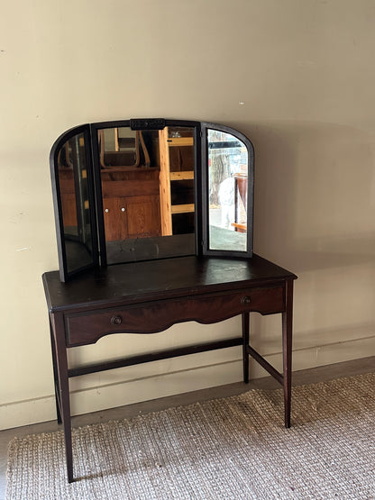 Mahogany vanity