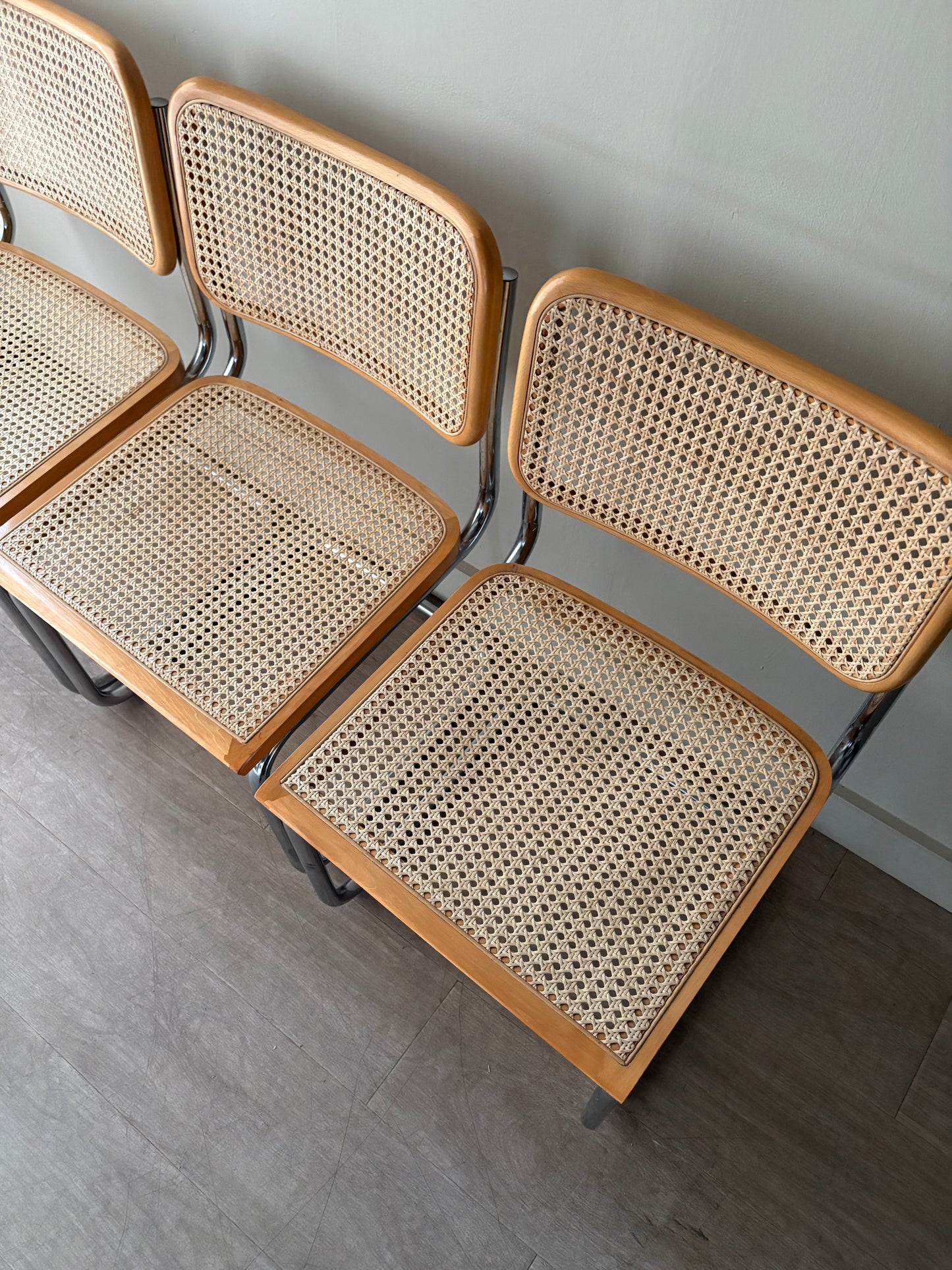Cesca dining chairs. Sold individually.