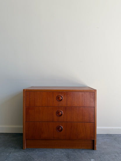 Small Scandinavian teak dresser