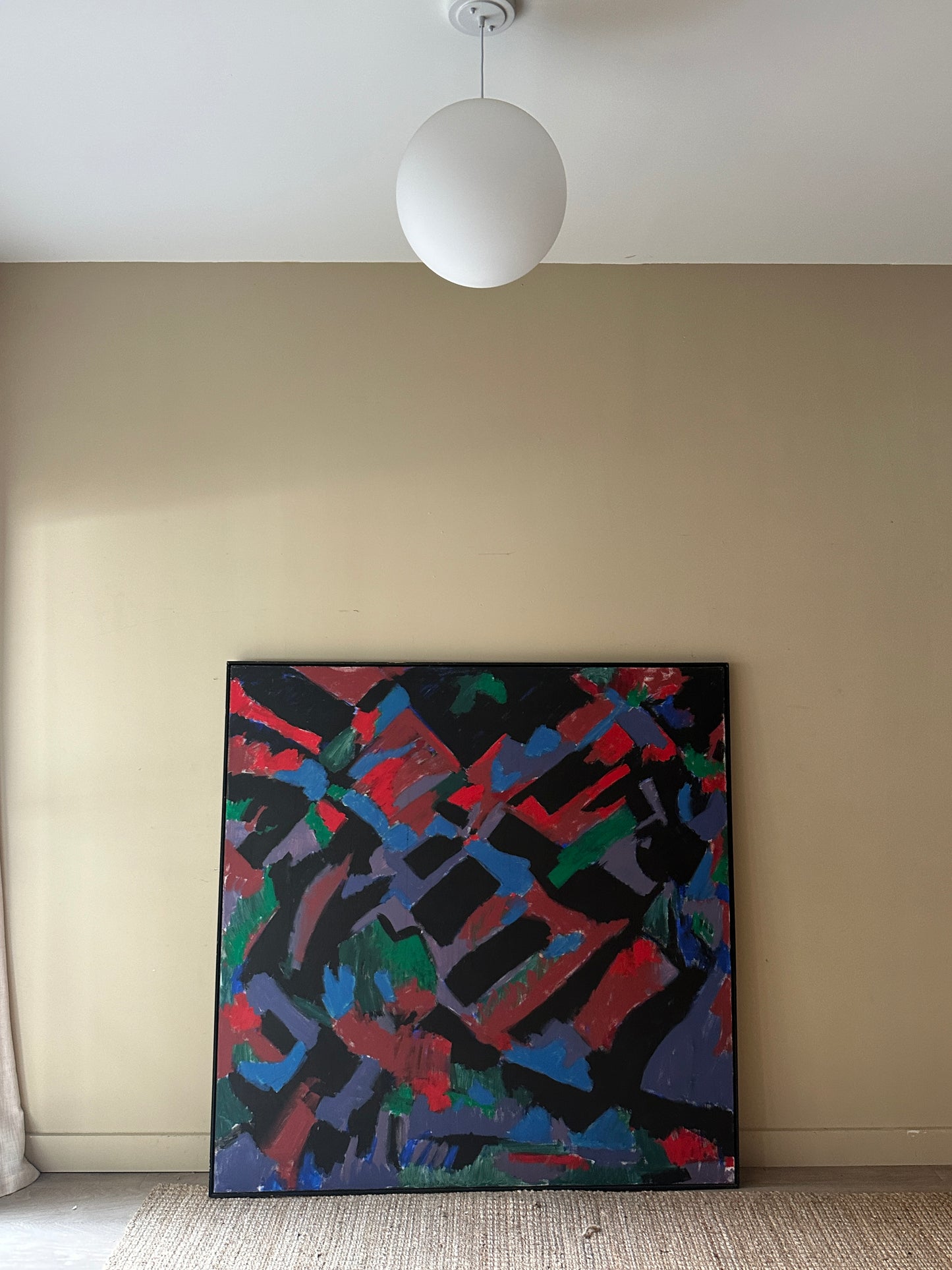 Large abstract painting