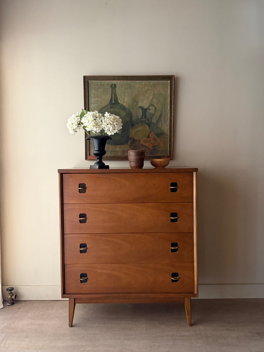 Bassett walnut dresser