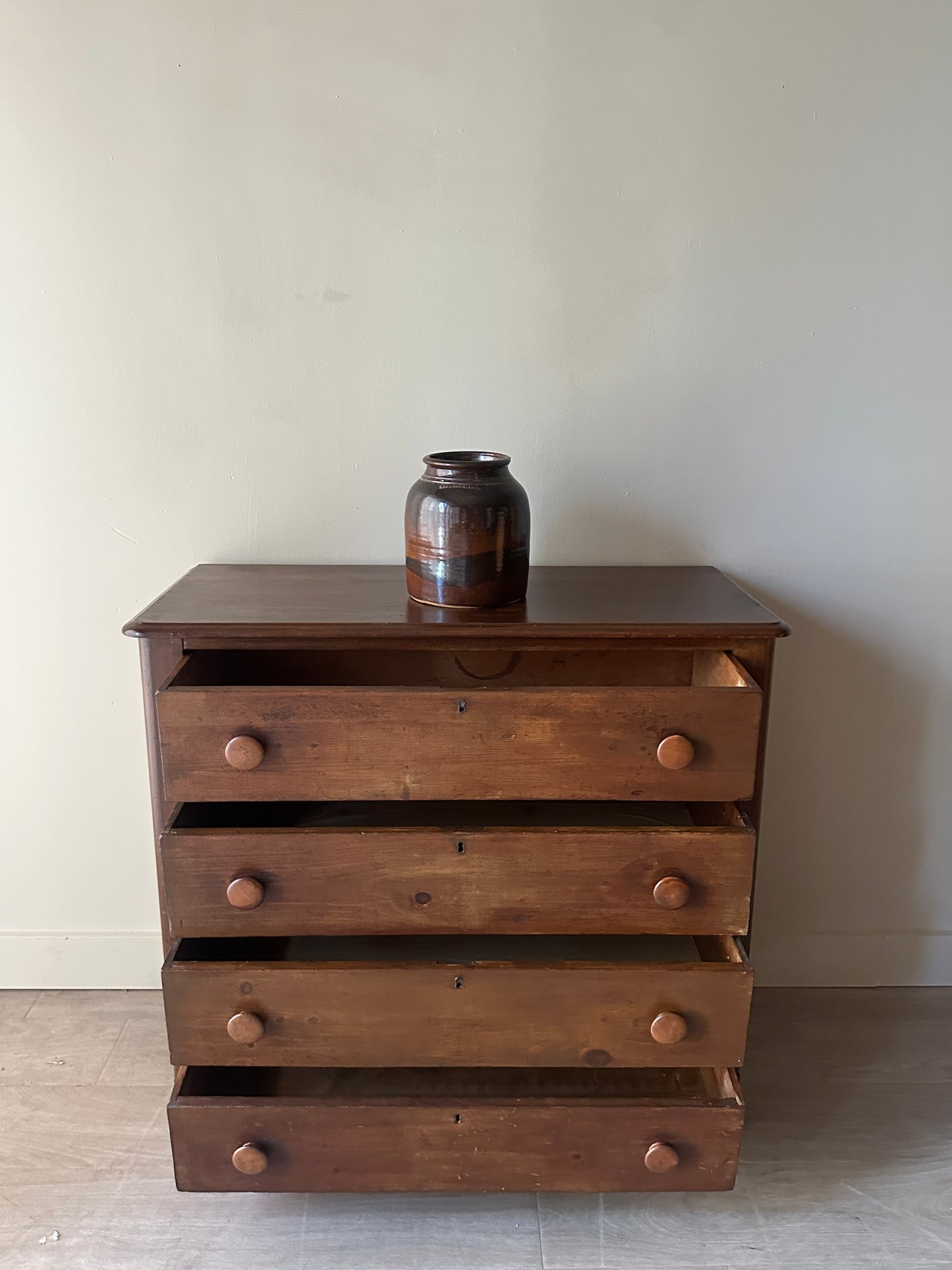 Dark pine dresser