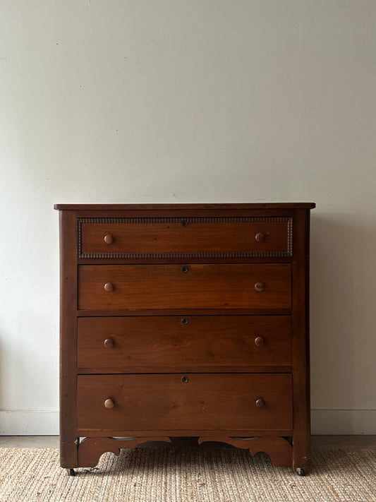 Walnut empire dresser