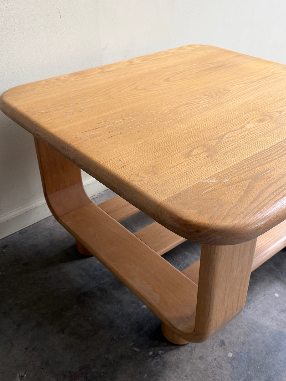 Danish oak coffee table