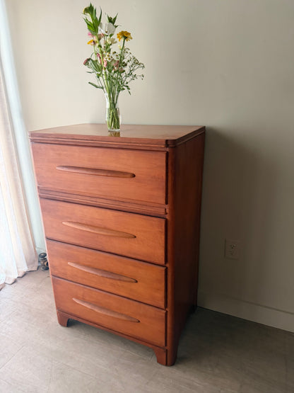 Maple tallboy dresser