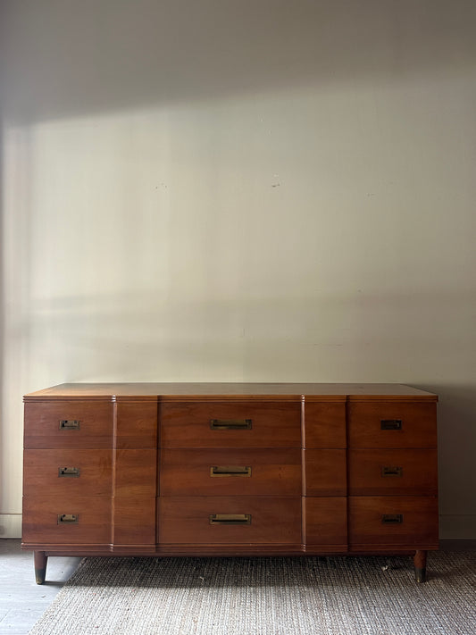 Walnut credenza