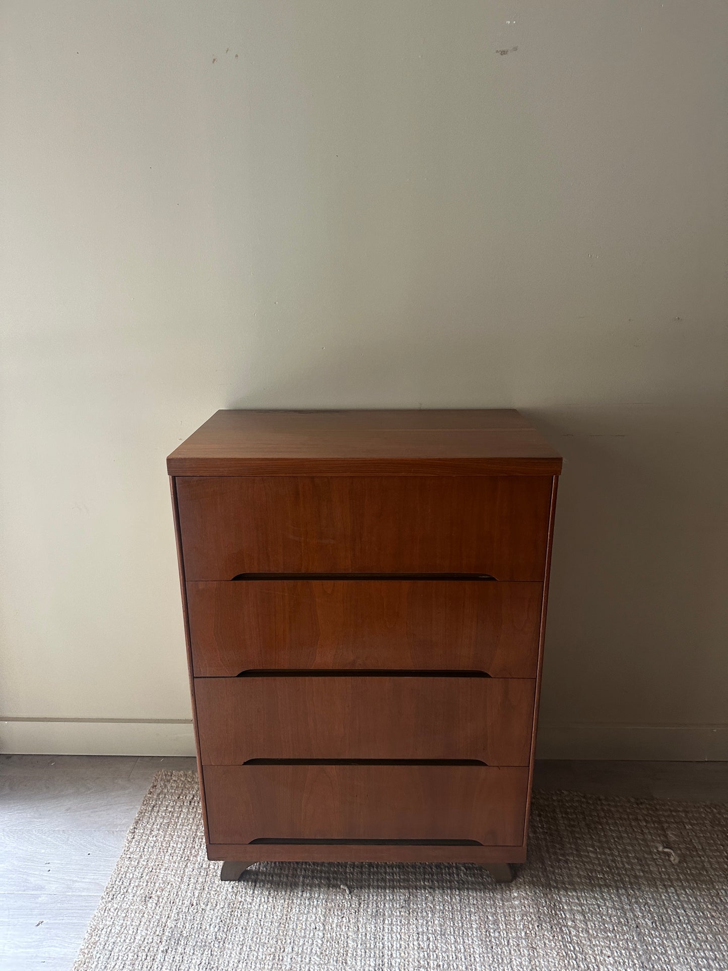 Walnut tallboy