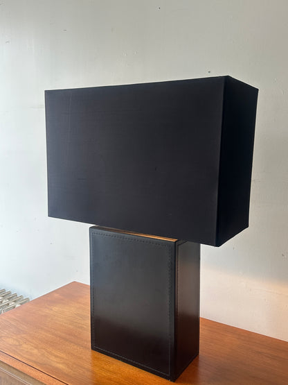 Black table lamps. Sold individually.