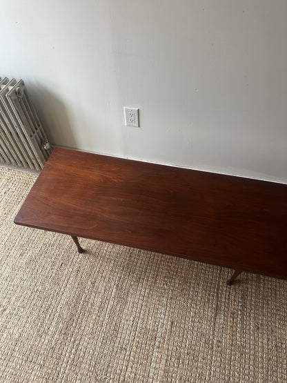 Walnut coffee table