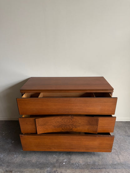 Walnut 3 drawer dresser