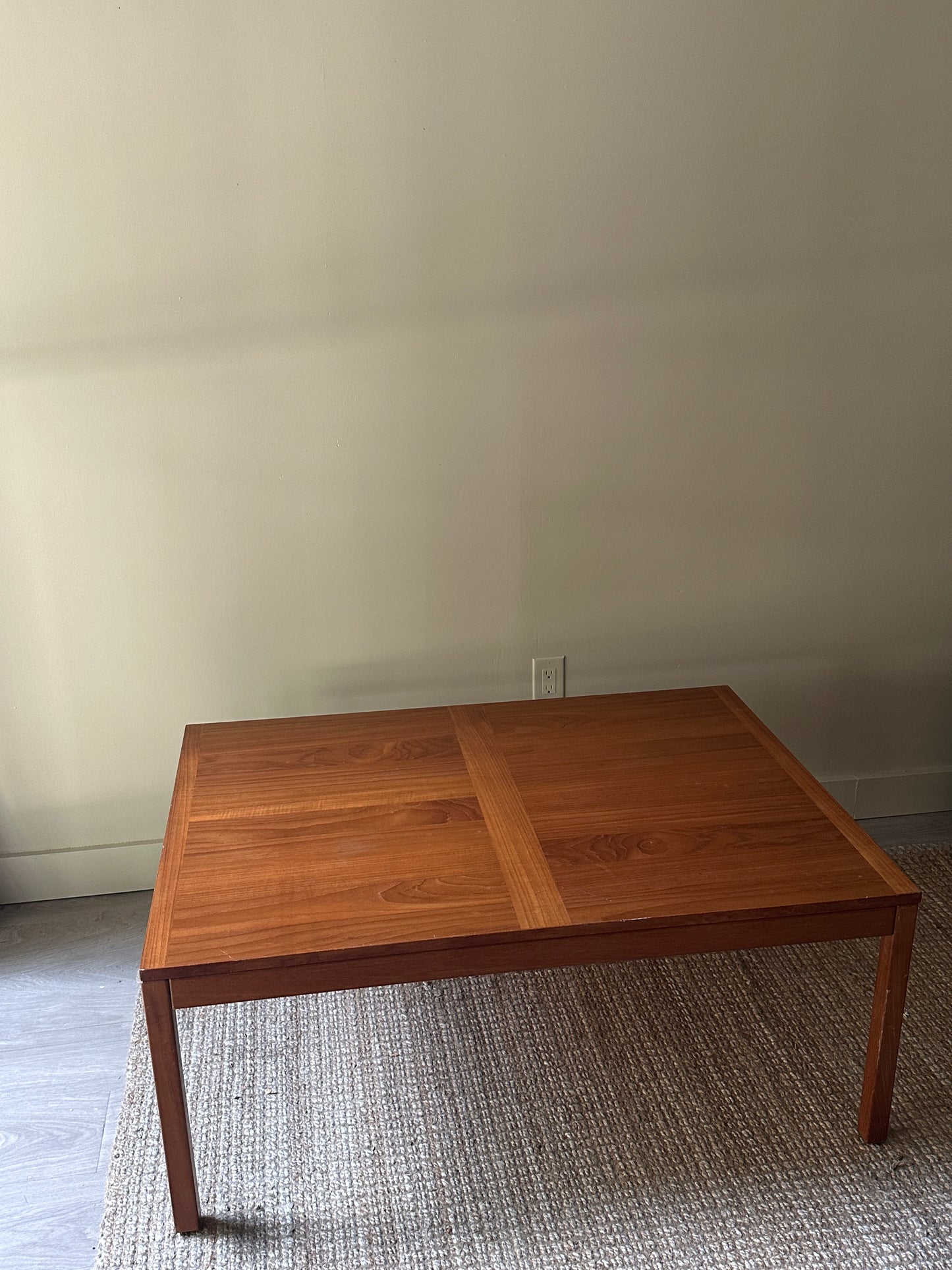 Teak coffee table