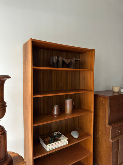 Teak shelves