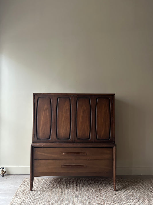 Broyhill walnut dresser