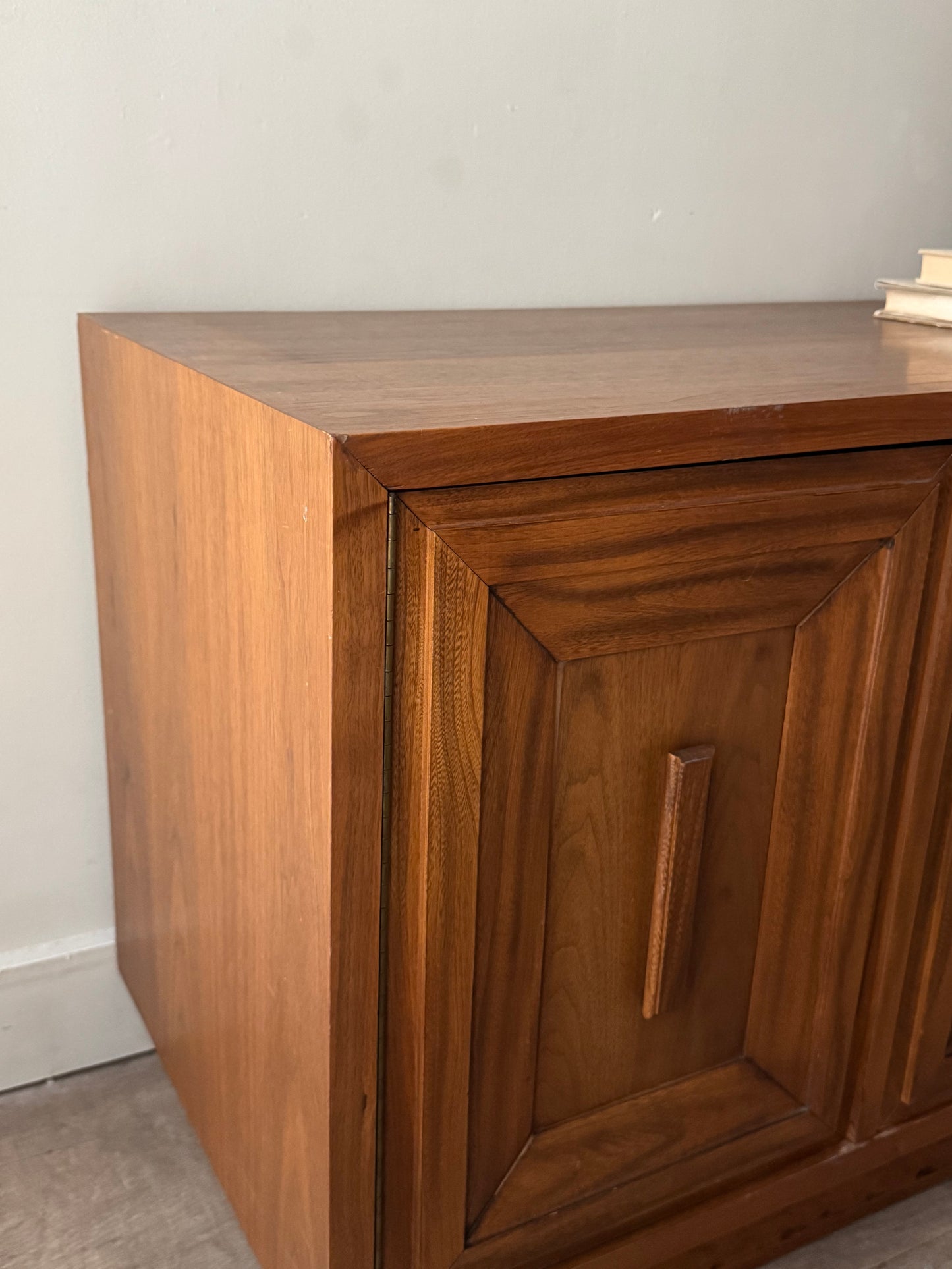 Walnut credenza