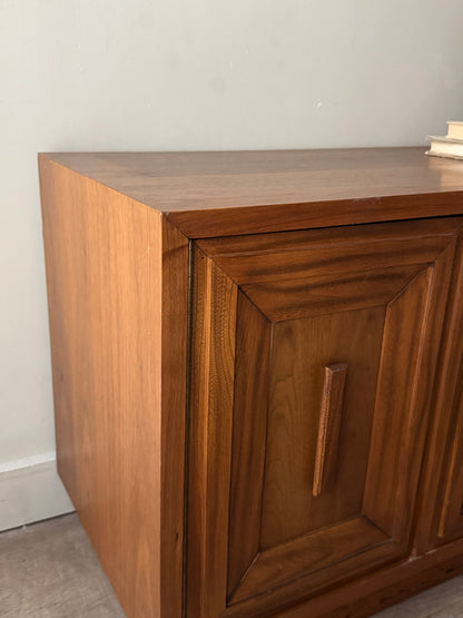 Walnut credenza