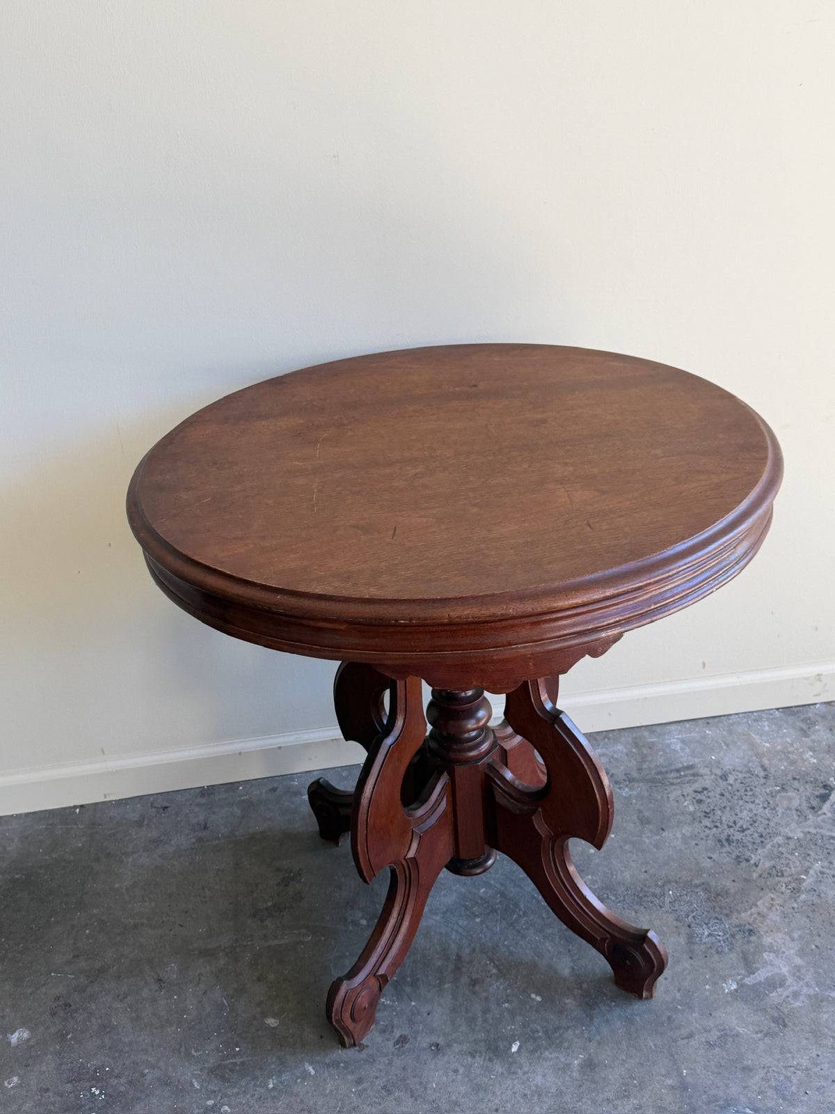 Victorian walnut parlor table