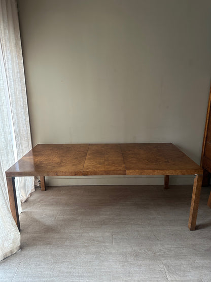 Lane Burlwood dining table with extension