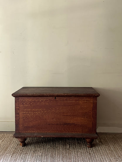 Grain painted chest