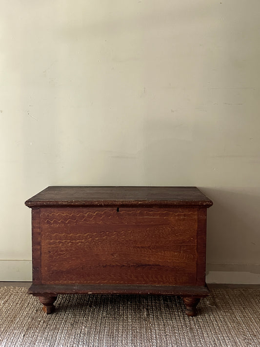 Grain painted chest