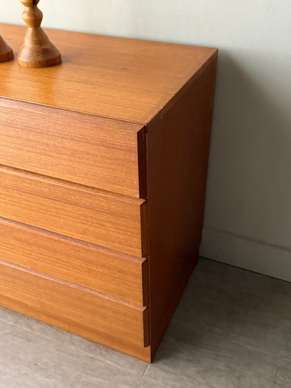 Vitre Danish teak dresser