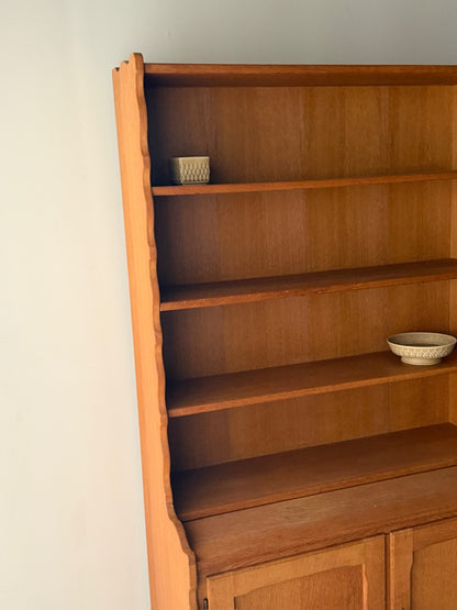 Danish oak secretary hutch