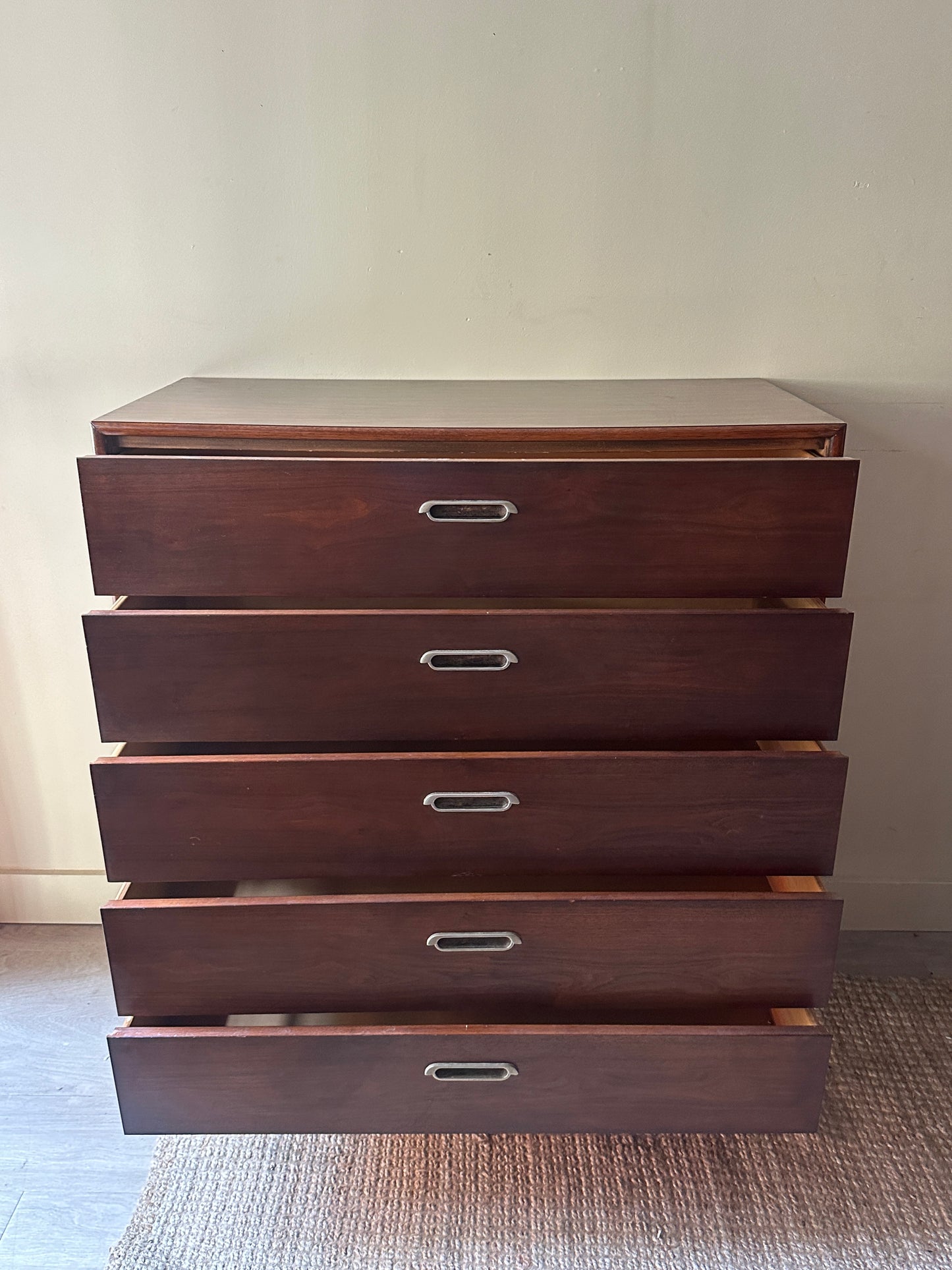 Walnut tallboy