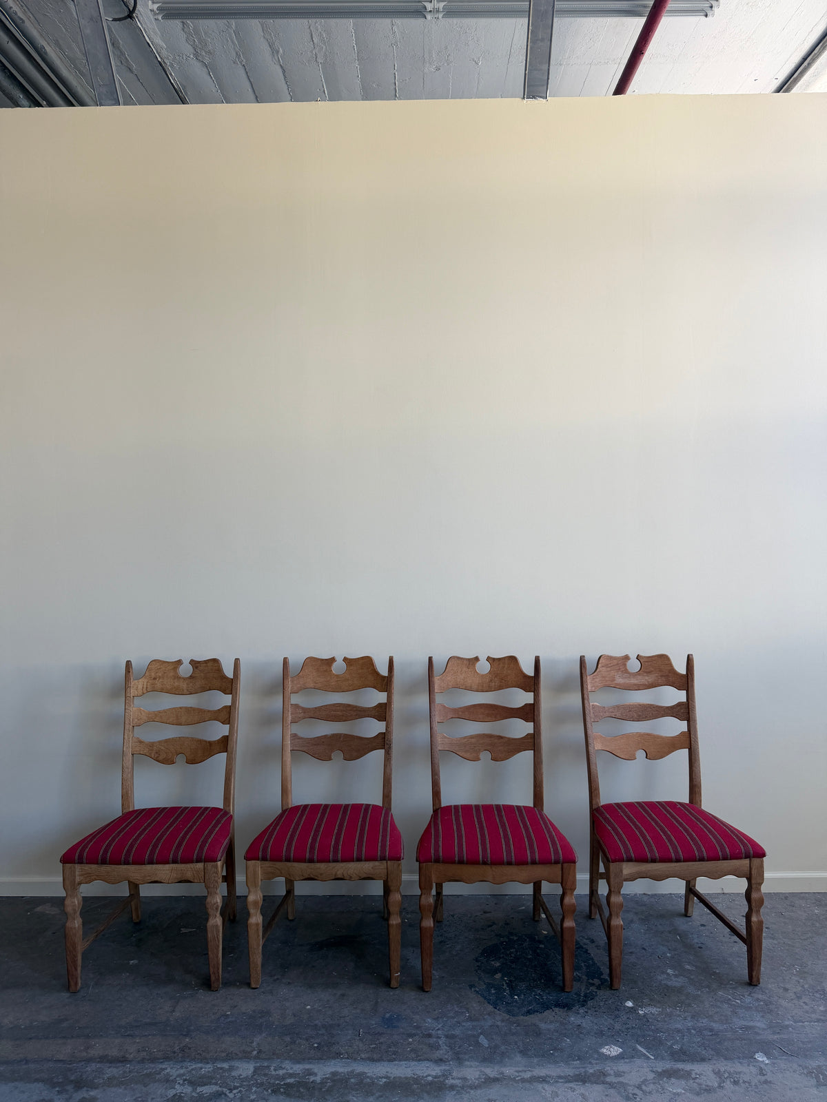 Henning Kjaernulf Oak dining chairs (Set of 4)