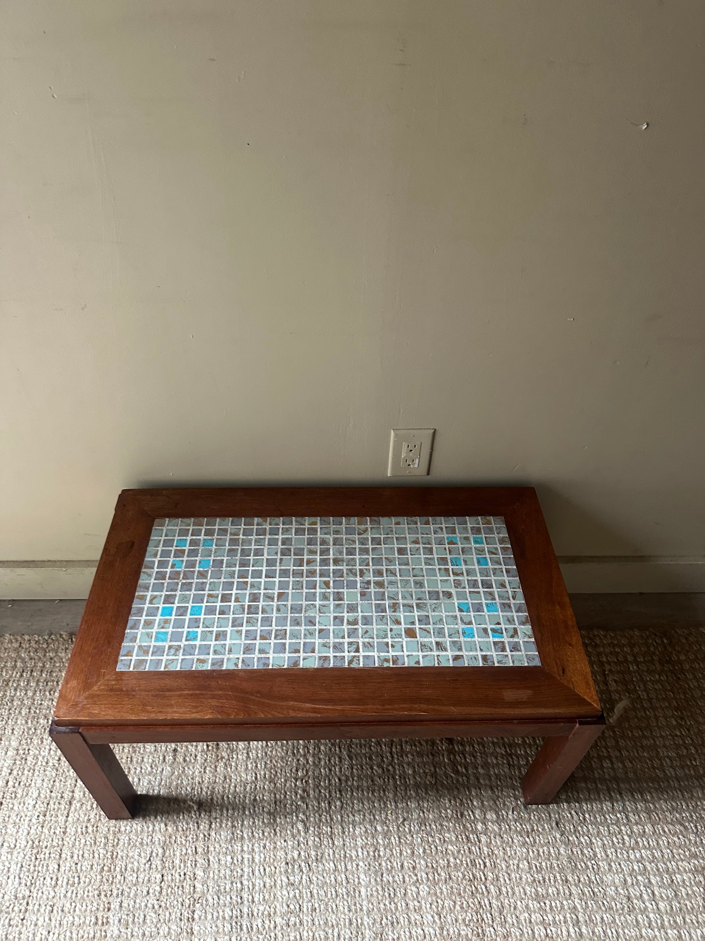 Italian tile coffee table