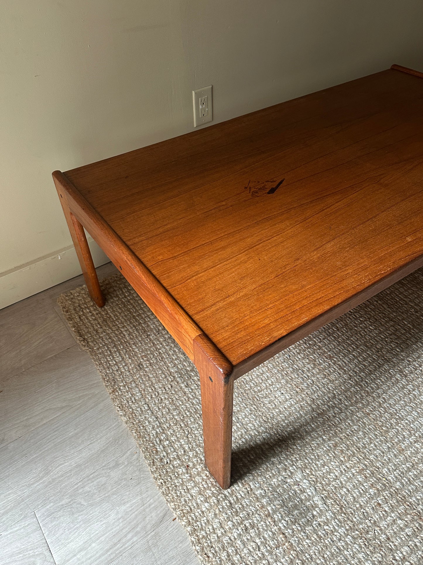 Teak coffee table