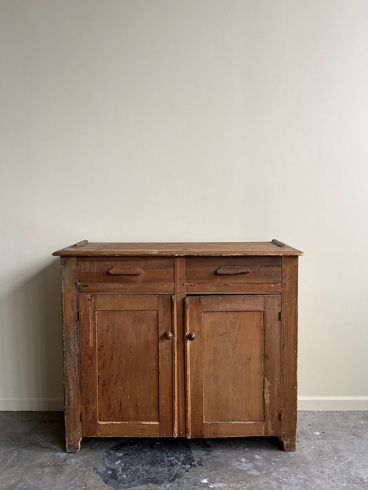 Pennsylvania Dutch pine jelly cupboard