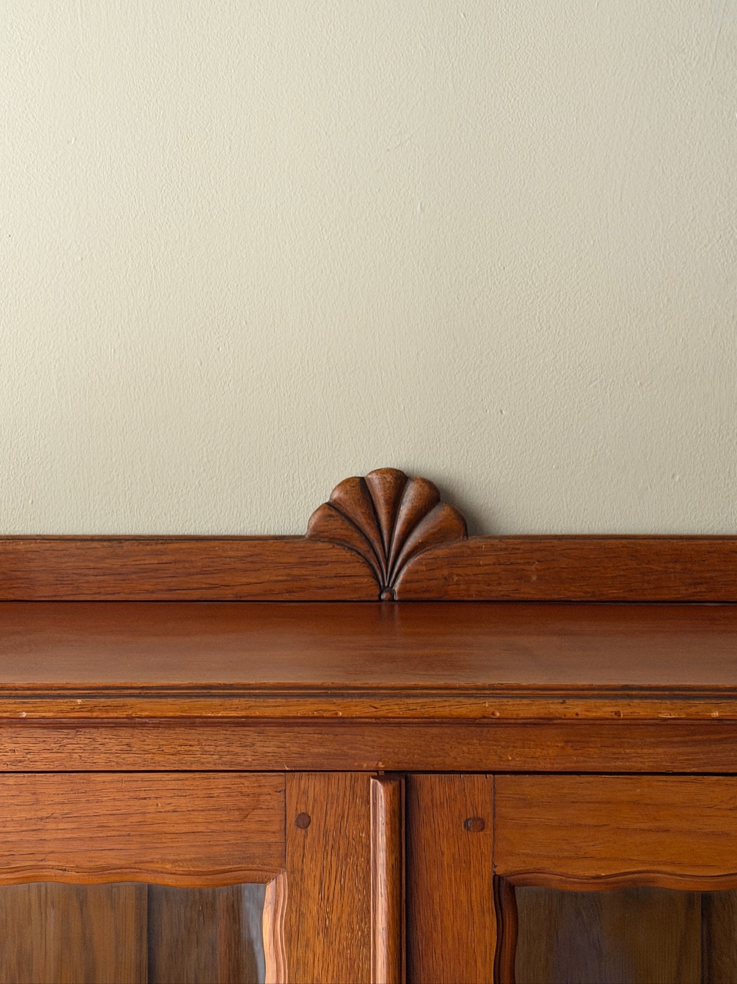 Maple display cabinet