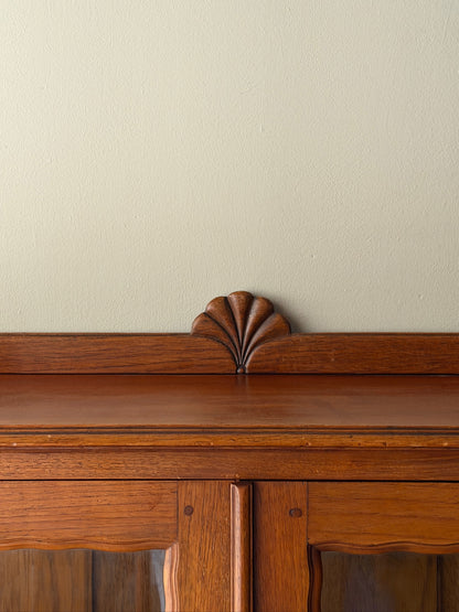 Maple display cabinet