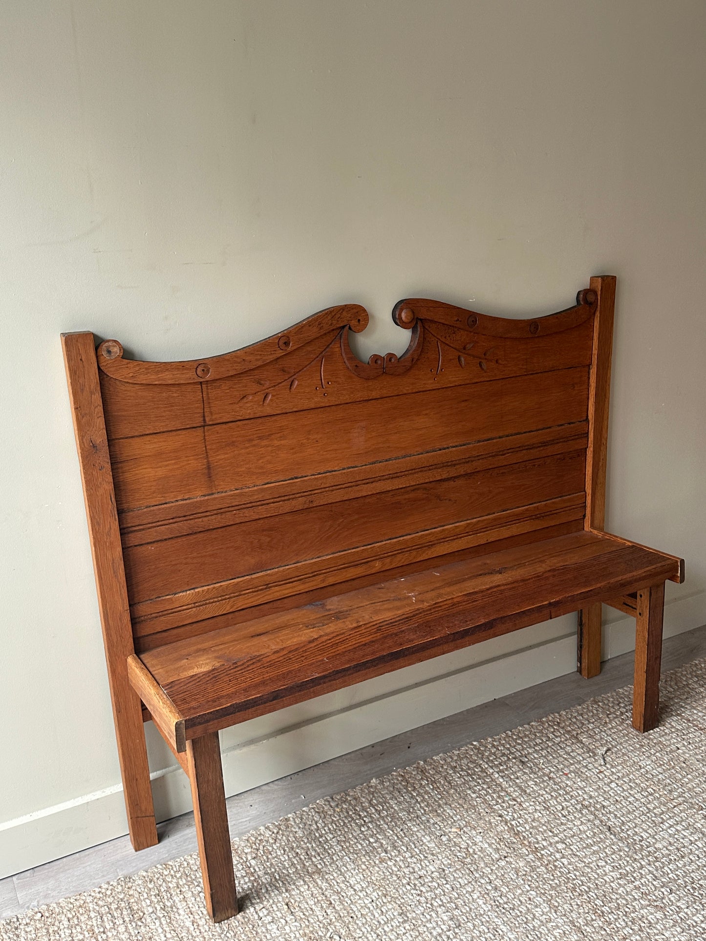 Oak bench