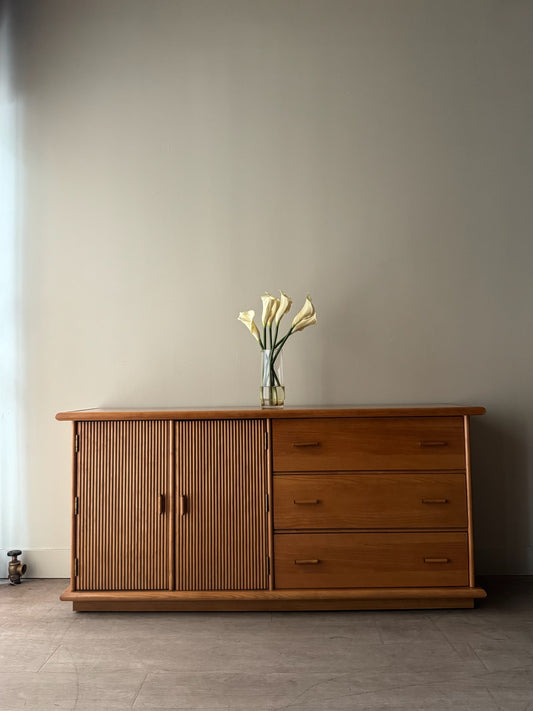 Oak 6 drawer dresser