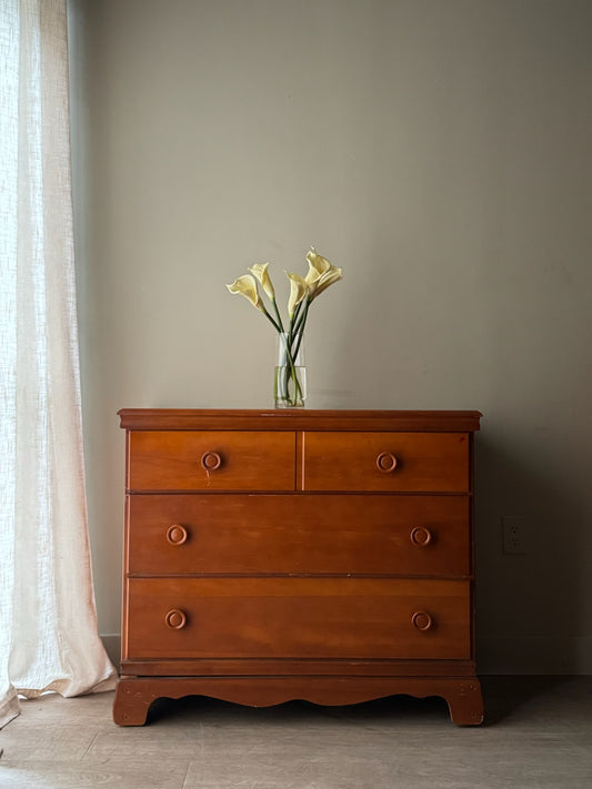 Maple 3 drawer dresser