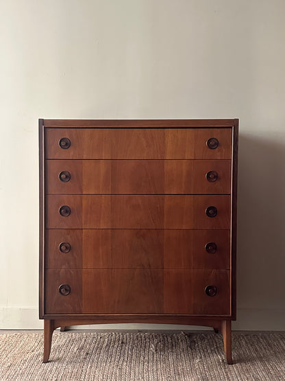 Kroehler walnut tallboy