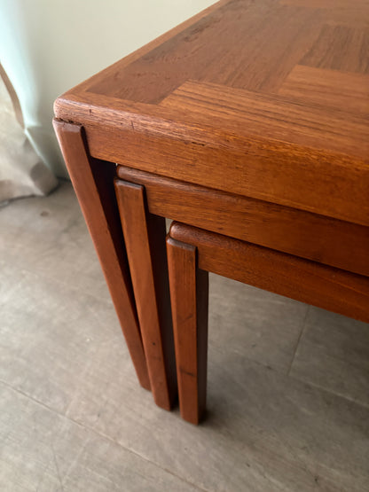 Vejle Stole Og Mobelfabrik Danish teak nesting tables