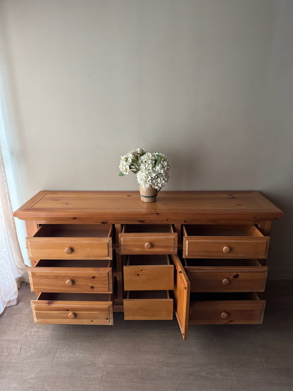Broyhill pine sideboard