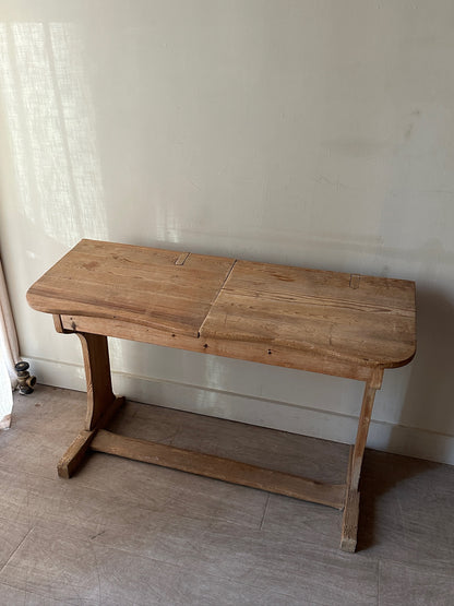 Swedish pine school desk