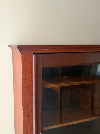 Pine display cabinet