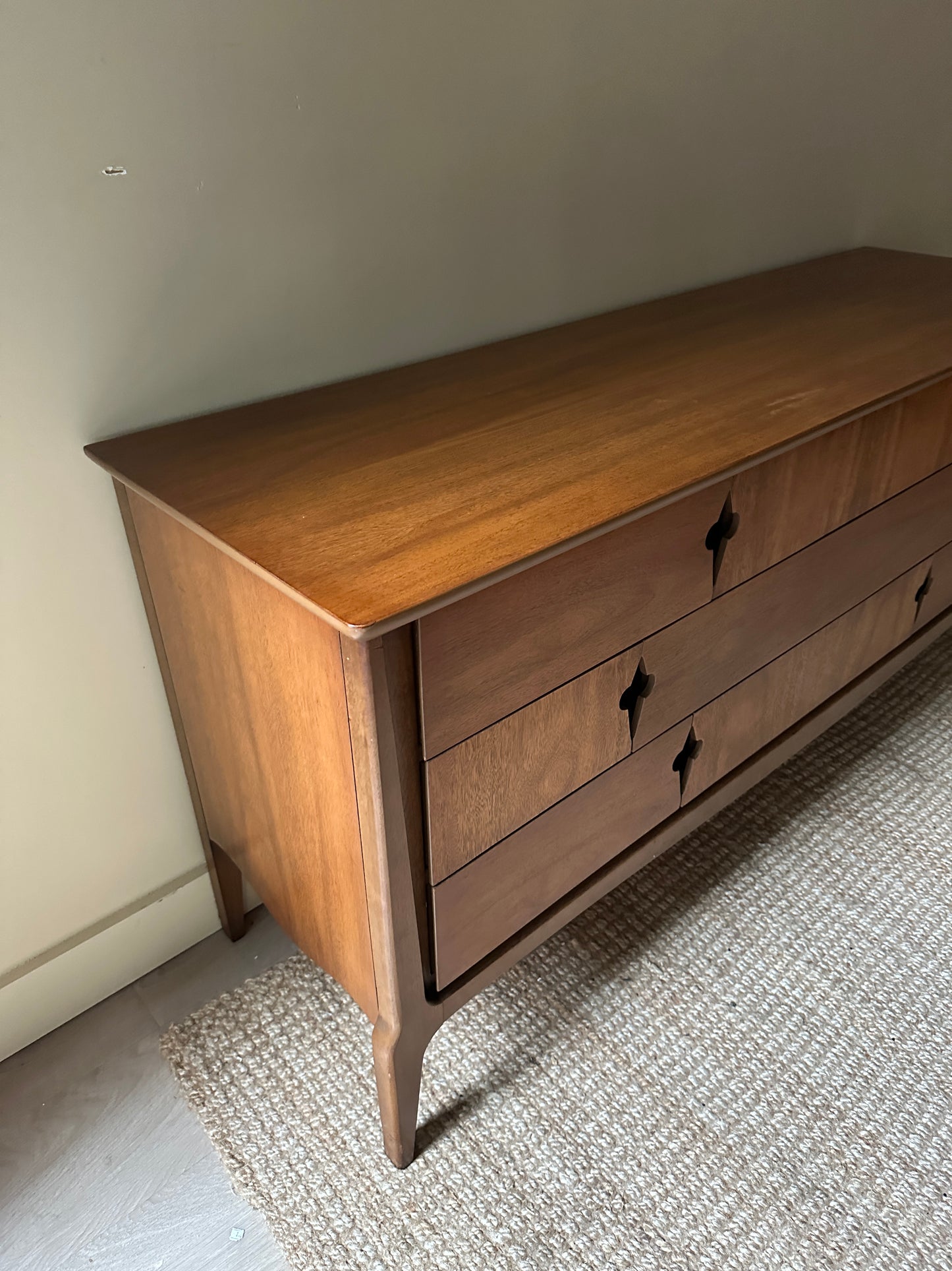 United walnut credenza