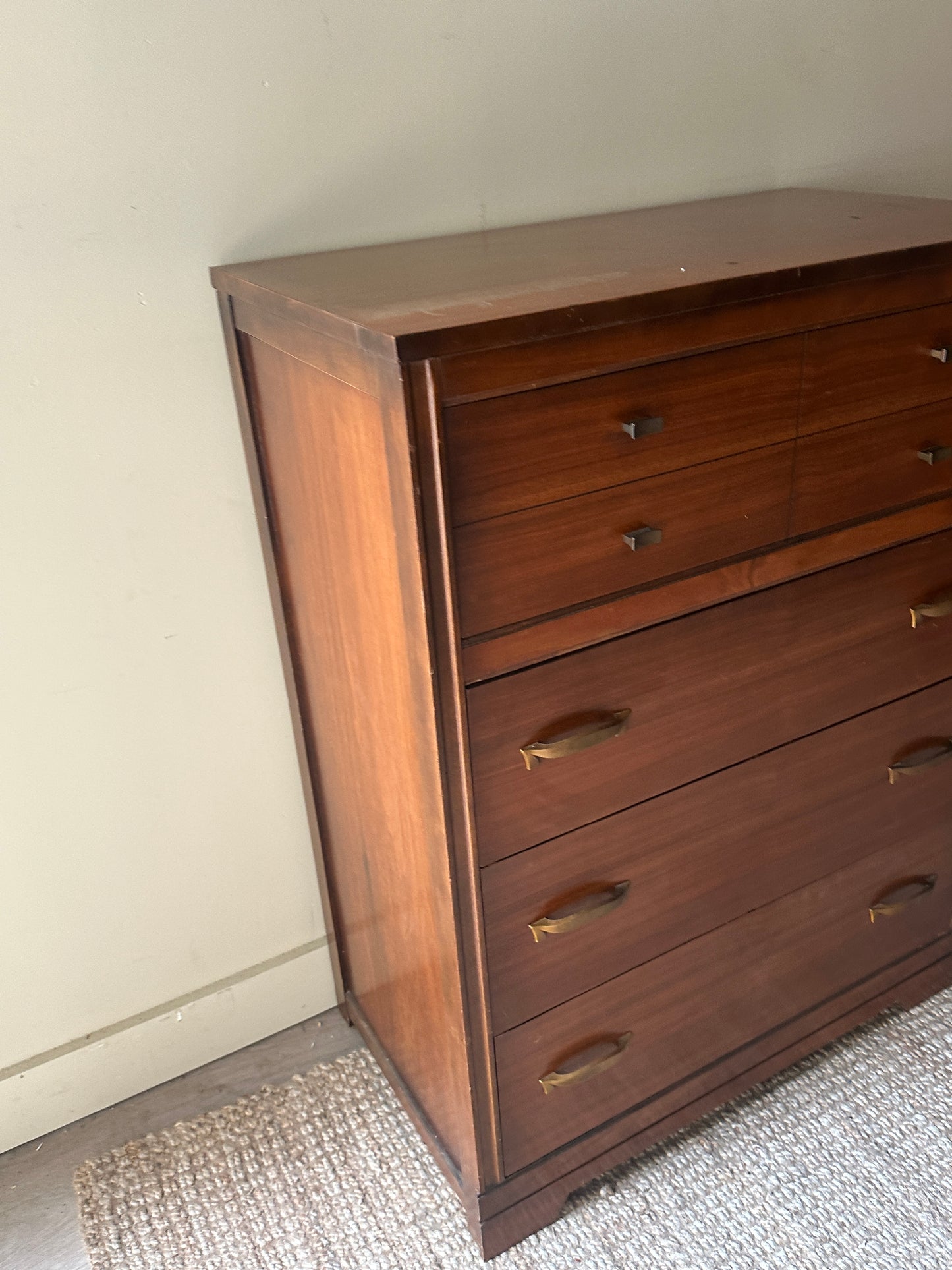 Walnut tallboy
