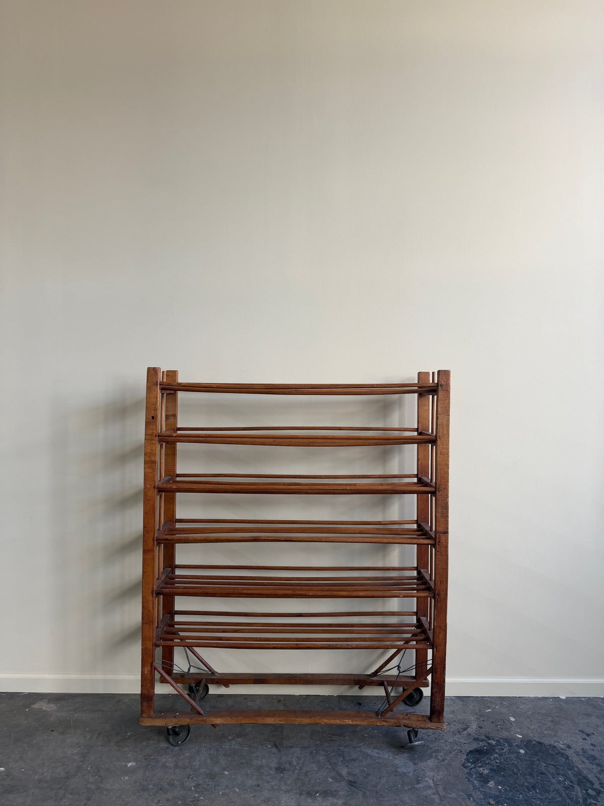 Pine shoe factory rack