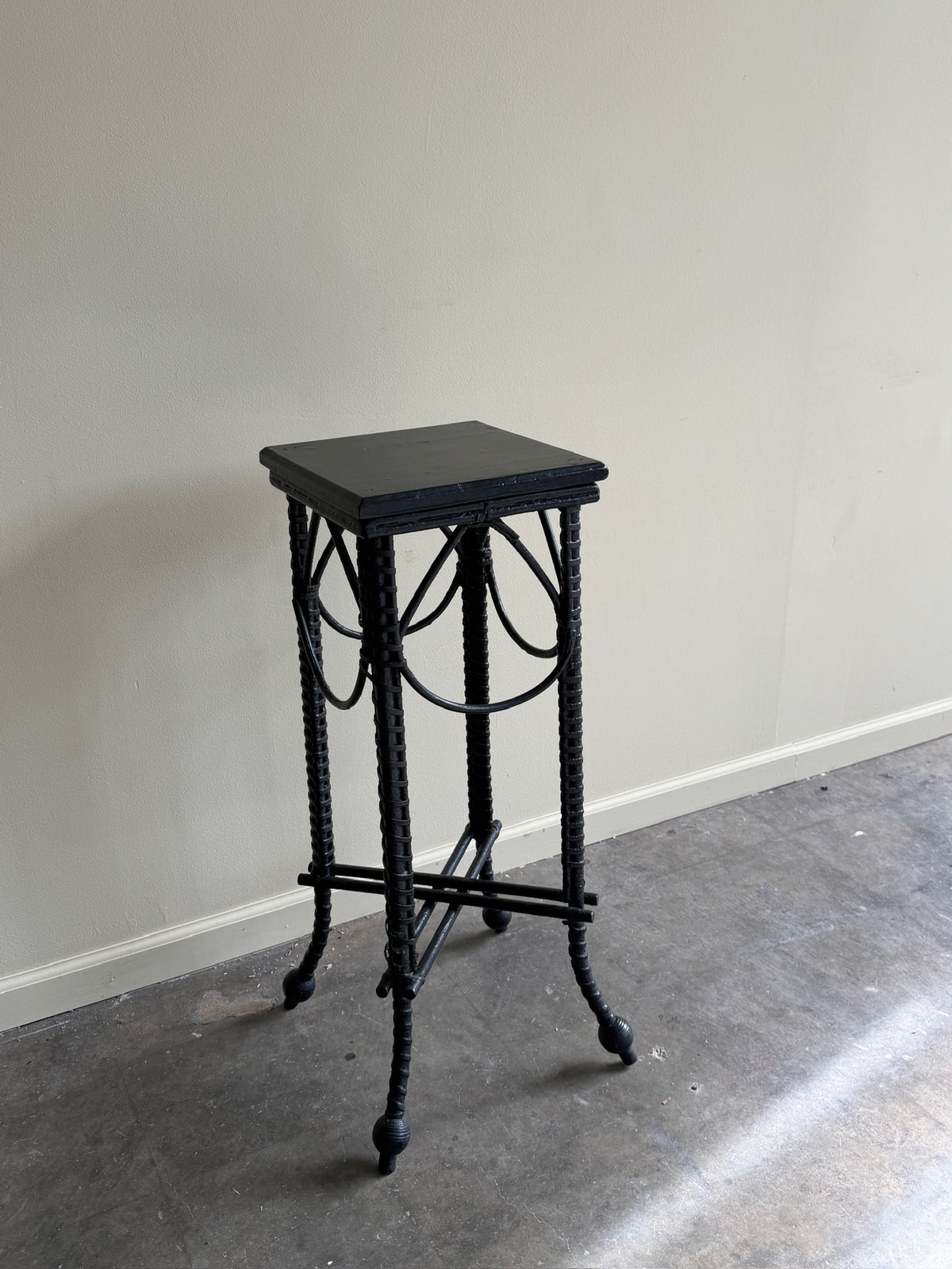 Victorian stick and ball plant stand